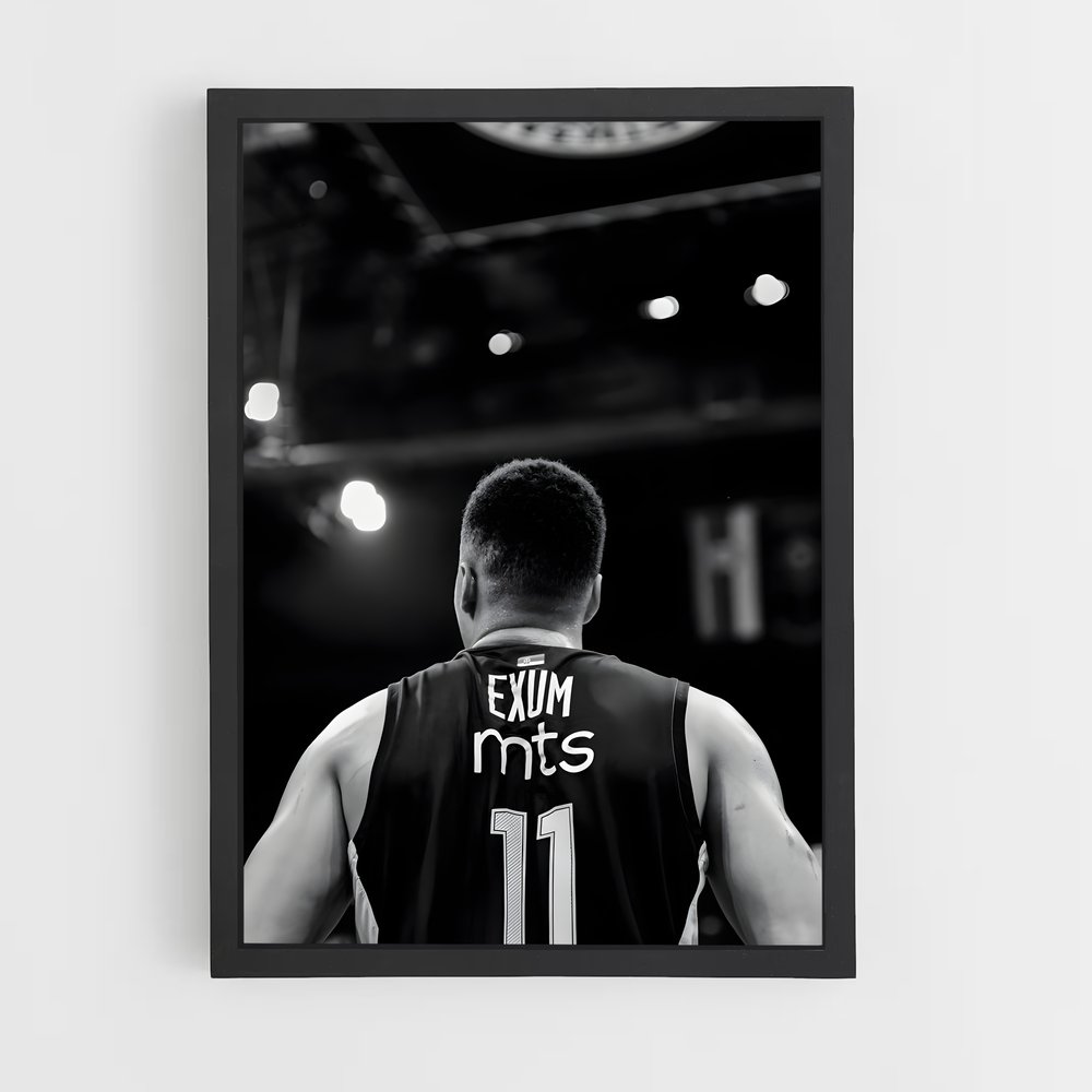 Poster Dante exum – affiche Basketball (vue 2)